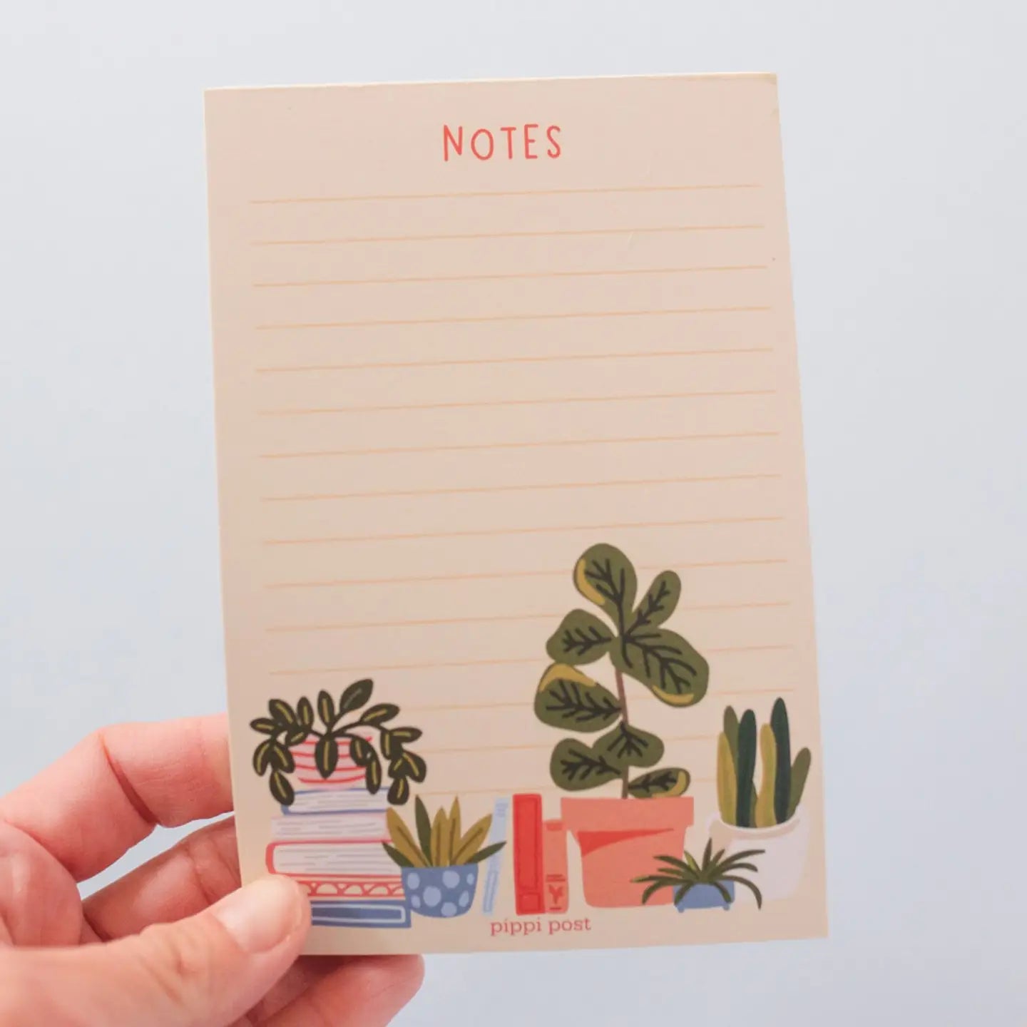 Plants + Books Notepad