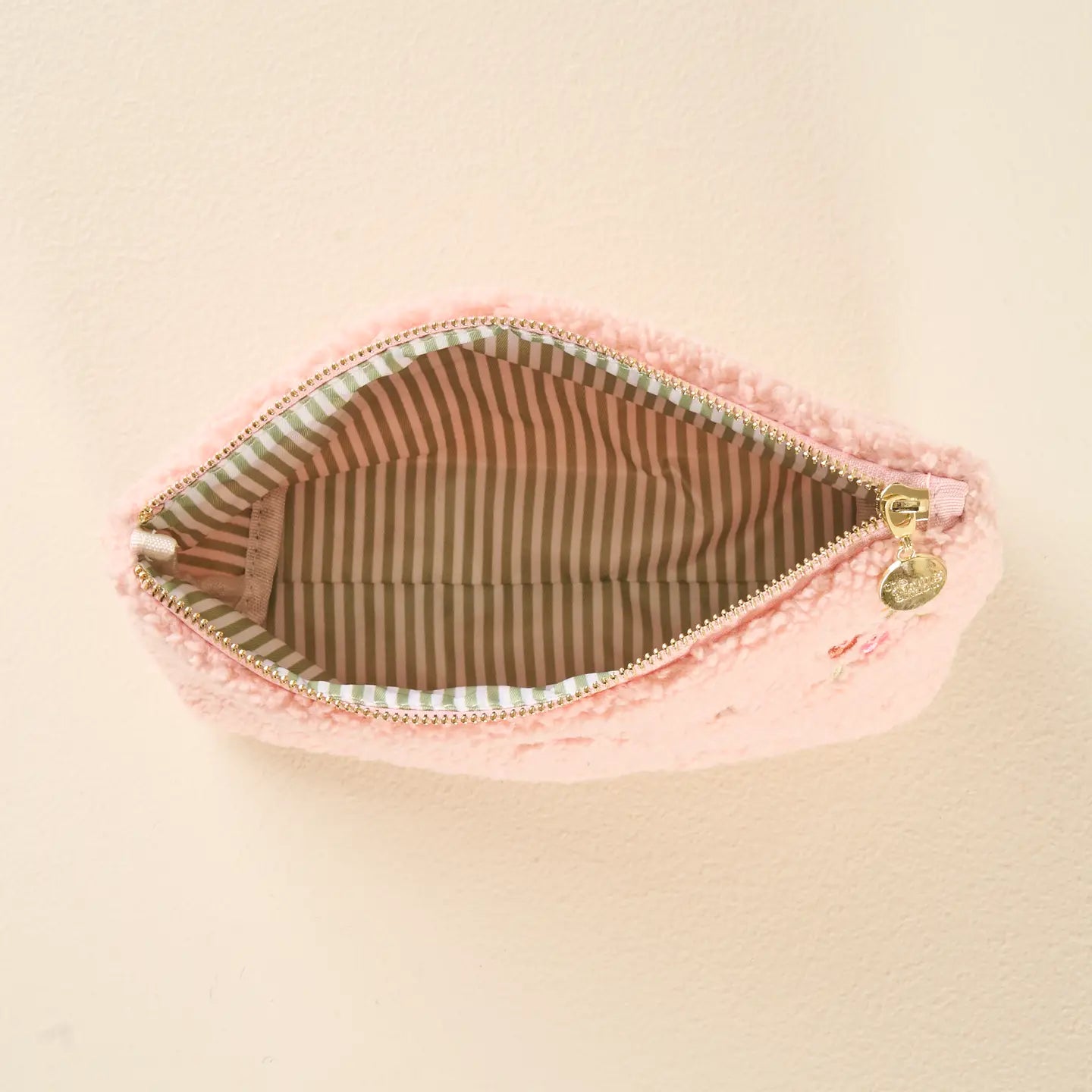 Teddy Pouch - Dainty Floral Pink