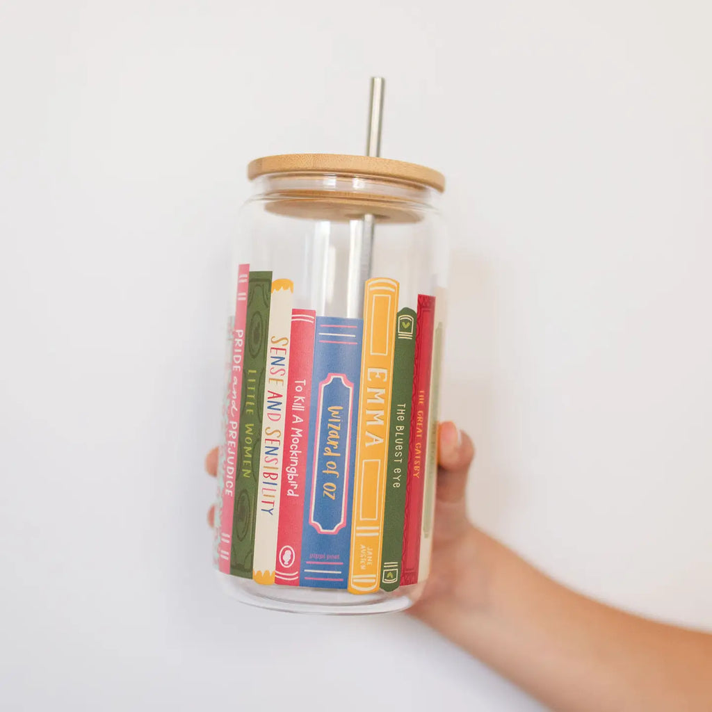 Books Glass Can Tumbler