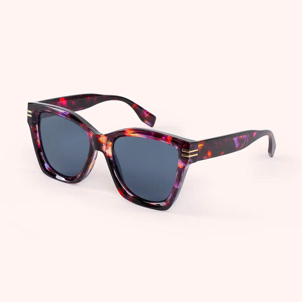 Isolde Sunglasses in Claret Tortoiseshell