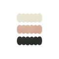 Leather Scallop Snap Clips