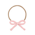 Crochet Bow Headband - Petal