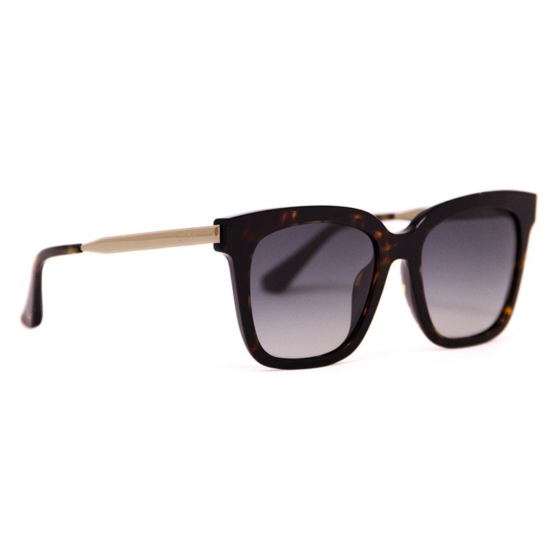 Diff Bella Sunglasses in Amber Tortoise + Steel Gradient