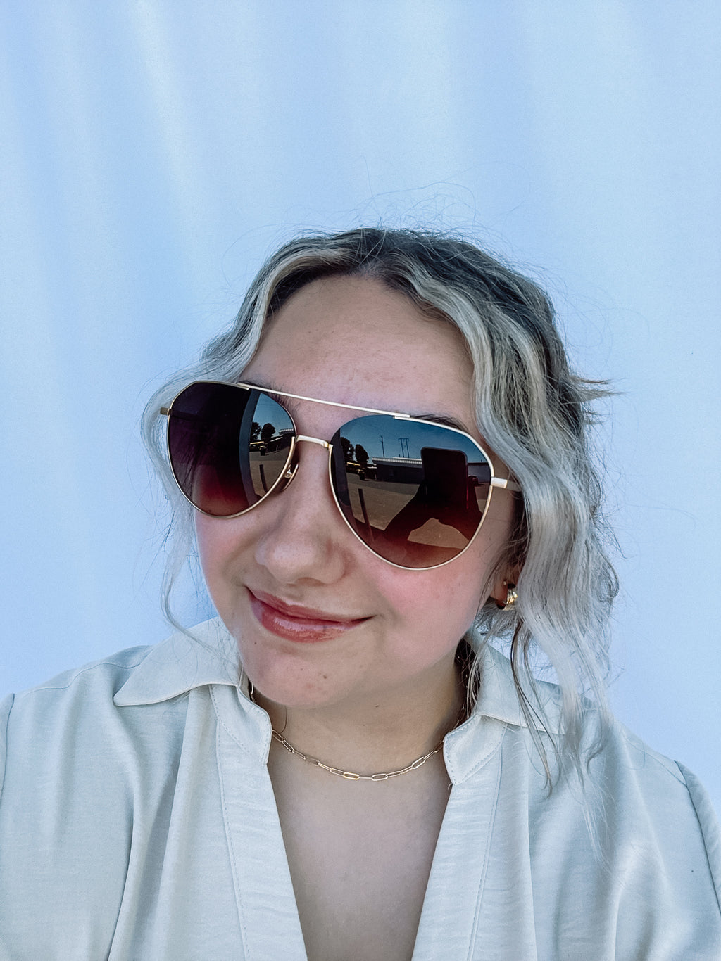 Diff Dash Sunglasses in Brushed Gold & Coffee